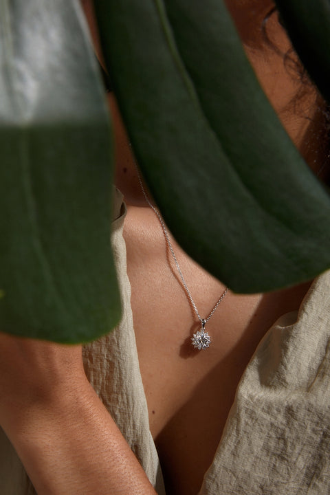 Lumière Pendant Diamond Necklace