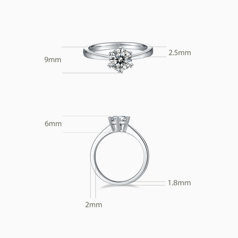 Valentina Six-Prong Engagement Ring