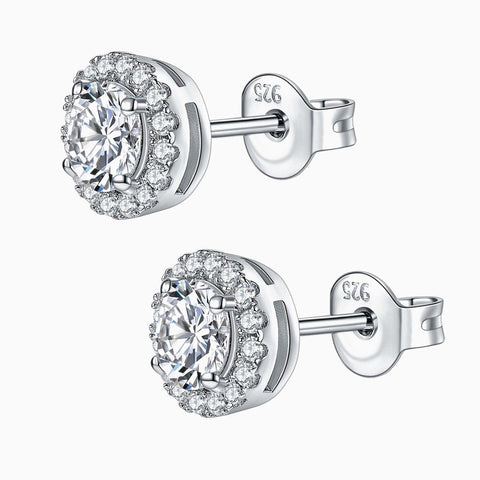 Belle IV Diamond Stud Earrings - Eterna Diamonds | Lab Grown Diamond