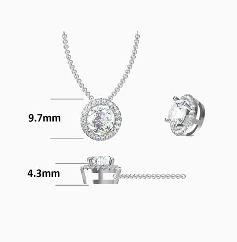 Belle IV Diamond Necklace - Eterna Diamonds | Lab Grown Diamond