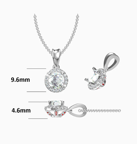 Belle V Diamond Necklace - Eterna Diamonds | Lab Grown Diamond