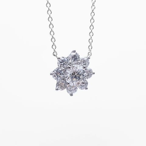 Lumière Necklace Diamond Necklace - Eterna Diamonds | Lab Grown Diamond