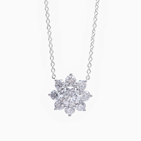 Lumière Necklace Diamond Necklace - Eterna Diamonds | Lab Grown Diamond