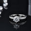 Princess Engagement Ring with Inline Pavé Straight Band