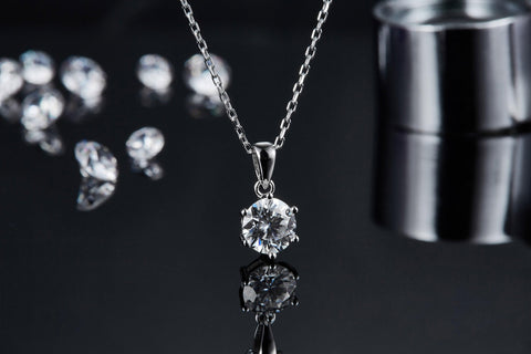 Eterna Classic IV Diamond Necklace - Eterna Diamonds | Lab Grown Diamond