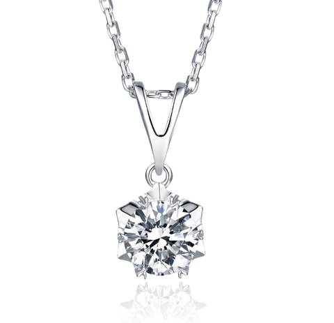 Snowflower III Pendant Diamond Necklace - Eterna Diamonds | Lab Grown Diamond